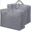 Large foldable storage bag for duvets (2 pieces), 60x45x26cm 1