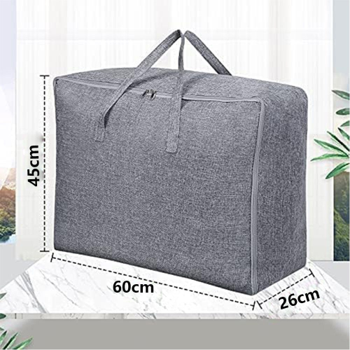 Large foldable storage bag for duvets (2 pieces), 60x45x26cm 1