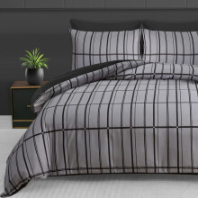 (Alston Grey, King (220 x 230 cm)) Premium Duvet Cover Set with Pillowcases - Quilt cover Set with Matching Pillowcases - Cheetah Patten Reversible Pr