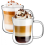 Διπλά τοιχώματα φλιτζανιών καφέ latte macchiato, γυάλινα, 2 τεμάχια, 350ml 1