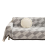 Sofa throw with diamond pattern, large throw - light grey, 180x230cm 1