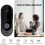 Interfone de vídeo Wi-Fi inteligente com câmera 2K e câmera - Interfone para fechadura 2