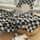 Blanket, throw blanket, checkerboard pattern, comfortable bed/sofa blanket, 150 x 200 cm 3