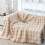 Living blankets, couch blanket, fluffy throw, microfiber bedspread, 70x100cm 5
