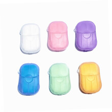 Soap Paper Sheets Portable Travel White Confetti Jasmine Scented Hand Wash For Camping Hiking Office Bath 5 Boxes