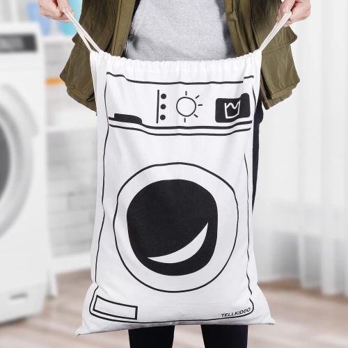 Waszak canvas vuile was wasmand groot 1