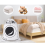 Waszak canvas vuile was wasmand groot 3