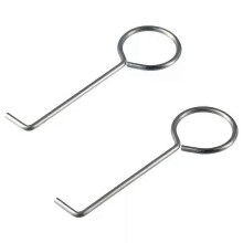 Clé de vidange en acier inoxydable, lot de 8, crochet de levage pour douche et cuisine, nettoyage quotidien