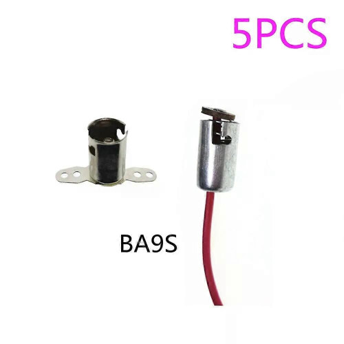 5 supports BA9S, base de lampe BA9S, support de lampe BA9S
