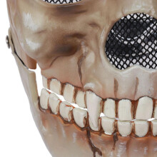 Skelettgesichtsmasken mit beweglichem Kiefer für Halloween & Partys, 26x17cm