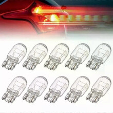 Lot de 10 ampoules LED T20 7443 W21/5W R580 pour clignotants, feux stop et feux arrière (double fil,