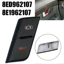 Cache-bouton de verrouillage/déverrouillage de porte avant gauche pour Audi A4 B6/B7 (2001-2008) - Référence :