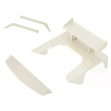 Kit de 5 pièces de décoration et d'amélioration pour voiture RC drift WPL D12 1/10 : déflecteurs d'air,