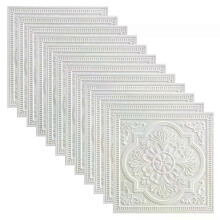Lot de 10 autocollants muraux 3D effet brique, panneaux en mousse imperméables, pour chambre, plafond