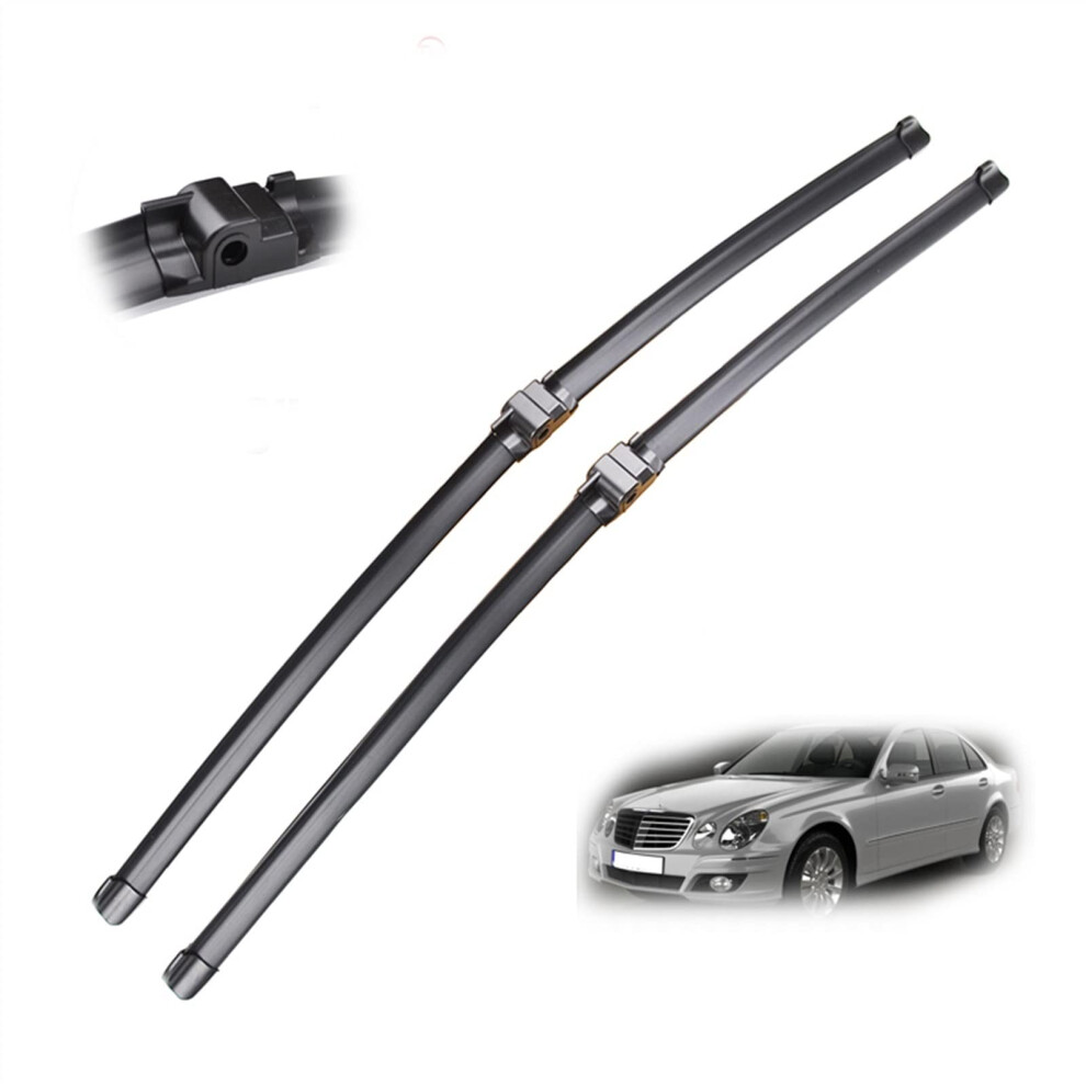 Lhd & Rhd Front Wiper Blades For Mercedesbenz Eclass W211 S211 20022009 26Inch Pair 9339159373378