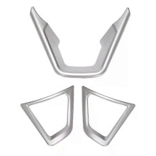 Ensemble de 3 garnitures de volant, boutons et cadre pour Ford Fusion Mondeo 2013-