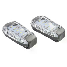 Lot de 2 feux de signalisation latéraux à LED pour la navigation de plaisance, les yachts et les bateaux