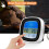 Touchscreen-Fleischthermometer 75x75x25mm Schwarz 1