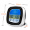 Touchscreen-Fleischthermometer 75x75x25mm Schwarz 2