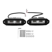 Barre lumineuse LED 40 W encastrée, 2 projecteurs LED, feux de recul et antibrouillard tout-terrain