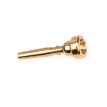 Brass Trumpet Mouthpiece 5C Gold Plated Professional Quality & Comfortable Fit