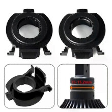 2 adaptateurs LED H7 pour voiture, faciles à installer et durables, compatibles avec Focus 3 MK3 et