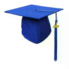 Chapeau de remise de diplôme unisexe rose 2024 avec pompon, couleur unie, pour la remise de diplôme