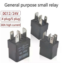 1 relais automobile 40 A 12 V/24 V 4 ou 5 broches, petit relais étanche pour contrôleur d'éclairage