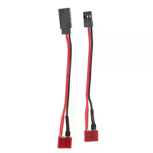 2 adaptateurs Deans vers FUTABA JR (mâle/femelle), câble de 125 mm 2