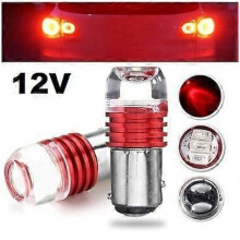 1 ampoule LED clignotante 12V rouge pour feu stop arrière de voiture