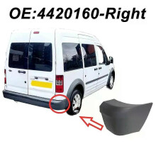 (Gauche) Embout d'angle de pare-chocs arrière élégant pour FORD TRANSIT CONNECT 2002-2013. Remplacement