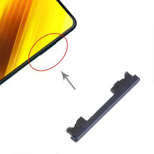 Bouton de contrôle du volume pour Xiaomi Poco X3 NFC / Pièces de rechange pour téléphone portable Poco