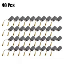 Jeu de 40 balais de charbon en graphite et cuivre pour marteau perforateur, perceuse électrique et meuleuse
