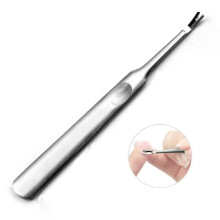 1 outil professionnel de manucure et pédicure en acier inoxydable durable pour repousser et couper les
