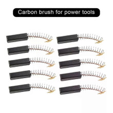 Lot de 10 balais de charbon de 6 x 6 x 20 mm pour perceuse électrique et outils électroportatifs.