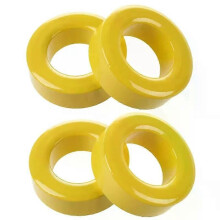 4 anneaux toroïdaux en ferrite à noyau de fer jaune et blanc, 33 mm x 19 mm x 11 mm