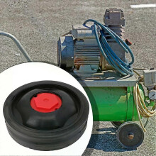 Roulettes pour compresseurs d'air, pompes à air et machines hydrauliques : améliorent la stabilité,