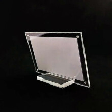 Cadre de bureau en acrylique transparent pour photos, affiches, cartes postales, certificats et étiquettes
