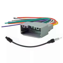 2 câbles adaptateurs pour autoradio, antenne et faisceau de câbles pour Dodge Challenger 2008-2014 /