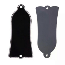 Cache-tige de réglage 2 trous 3 plis pour guitare électrique/basse Gibson SG/LP, noir, 25 mm, PVC, instruments