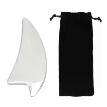 Grattoir de massage Gua Sha, planche de massage en acier inoxydable durable et facile à nettoyer, pour