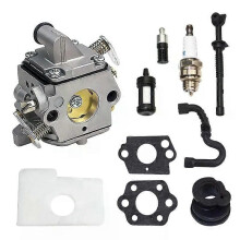 Kit de réglage pour carburateur avec filtre à air pour tronçonneuse Stihl 017 018 MS 170 180 1130 120