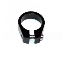 Collier de selle de vélo (noir, 28,6 mm) 254 mm/286 mm/318 mm, à clou unique, en alliage, pour VTT et