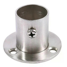 Support d'extrémité de tringle à vêtements pour penderie, tube de 22 mm de diamètre