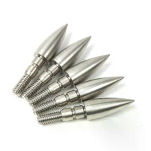 Lot de 12 pointes de flèches de tir à l'arc (100/125/150 grains) en acier inoxydable pour une précision