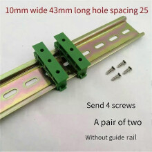 1 jeu d'adaptateurs de montage sur rail DIN C45 35 mm pour circuit imprimé, support de montage, clips