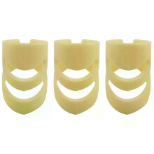 Lot de 3 médiators pour guitare électrique, acoustique et ukulélé, avec onglet pour index. Accessoires