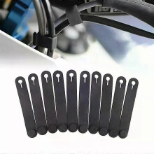 Lot de 10 attaches élastiques pour câbles de fixation de cadre en caoutchouc de moto, faisceau de câbles,