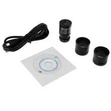 Caméra de microscope électronique CMOS 20 MP avec oculaire USB, diamètre de montage 232 mm et bagues