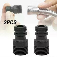 Adaptateur de robinet fileté 1/2 BSP, raccord rapide pour tuyau d'arrosage, pièces pour système d'irrigation